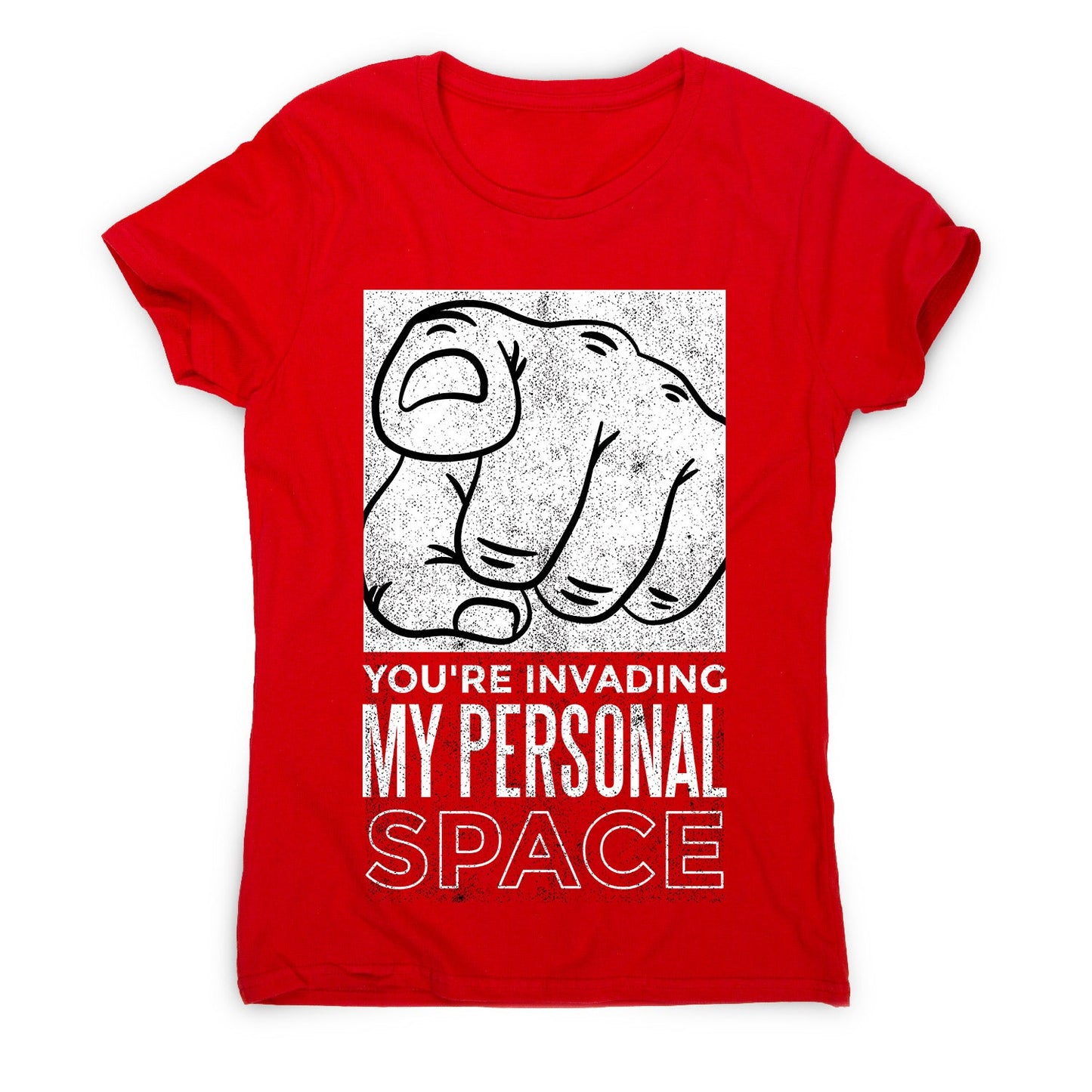 Personal space - women's funny premium t-shirt