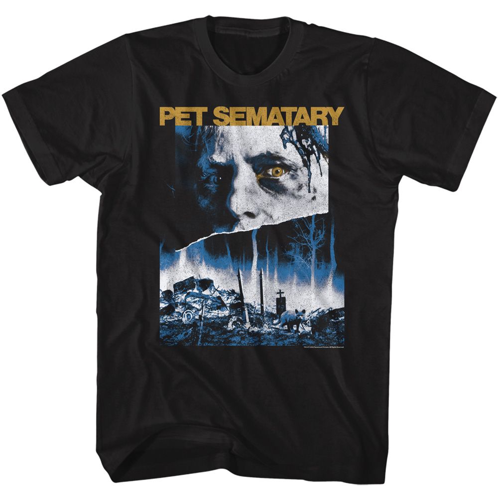 Pet Sematary - 3 Color Poster - Short Sleeve - Adult - T-Shirt - clothing by TeeHivey.com