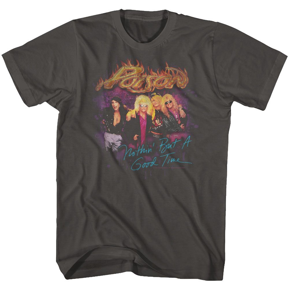 Poison - Good Times - Short Sleeve - Adult - T-Shirt - clothing by TeeHivey.com