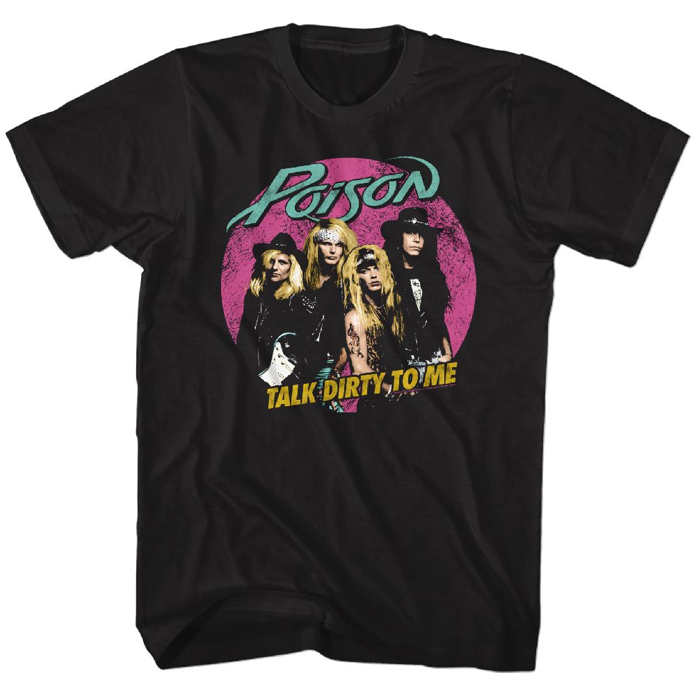 Poison - Pink Circle - Short Sleeve - Adult - T-Shirt - clothing by TeeHivey.com
