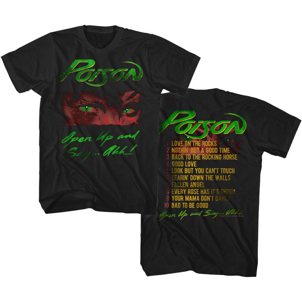 Poison - Open Up - Short Sleeve - Adult - T-Shirt