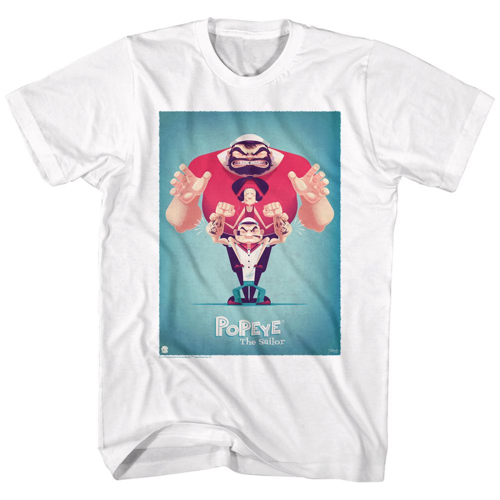 Popeye - & Friends - Short Sleeve - Adult - T-Shirt - clothing by TeeHivey.com