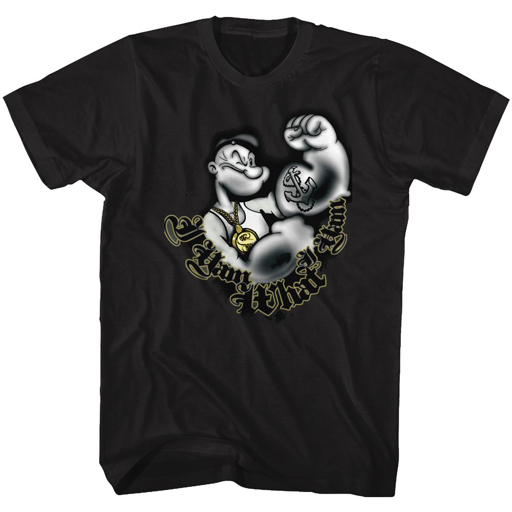 Popeye - I Yam - Short Sleeve - Adult - T-Shirt - clothing by TeeHivey.com