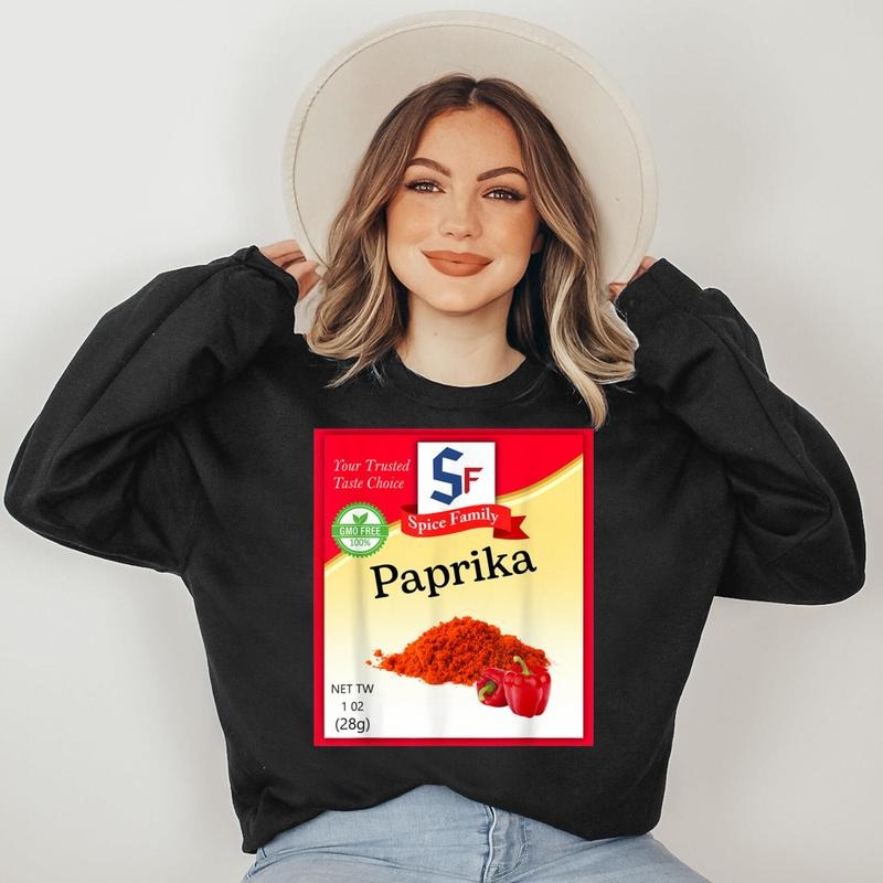 Paprika Condiment Costume Holiday Spice Group Costumes Sweatshirt