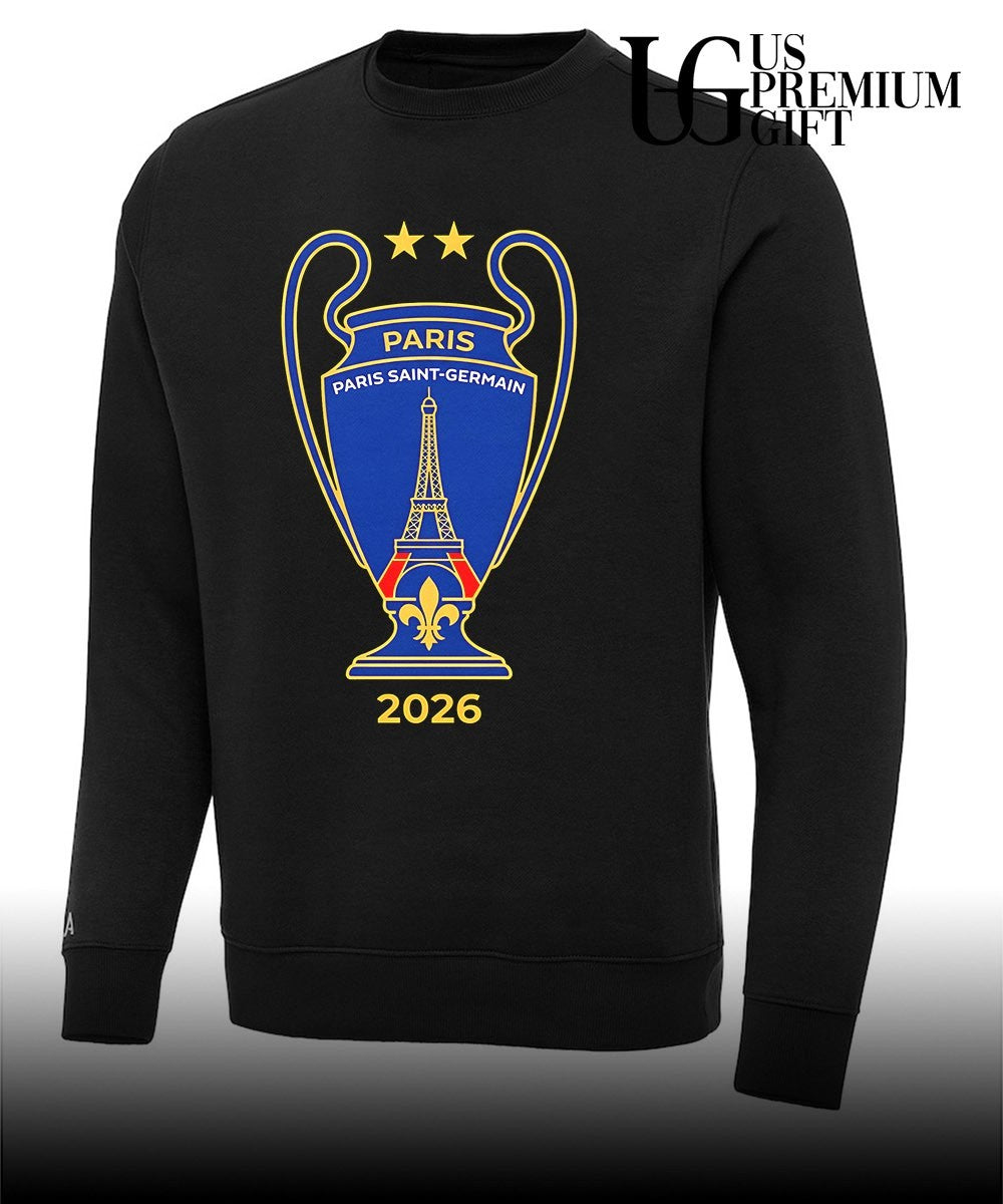 Paris Saint-Germain UEFA Champions League 2026 trophy shirt