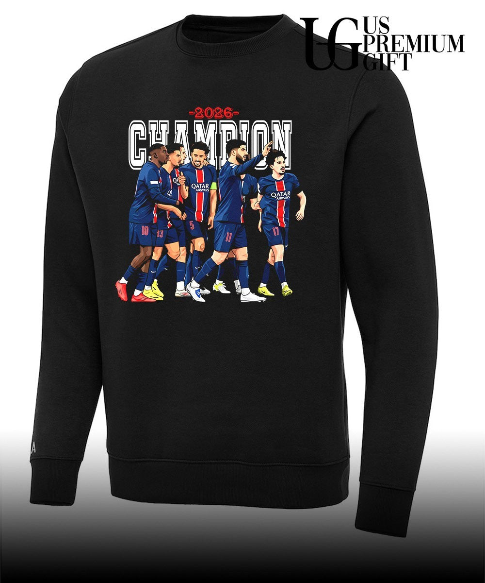 Paris Saint-Germain players Champions League Winners 2026 shirt