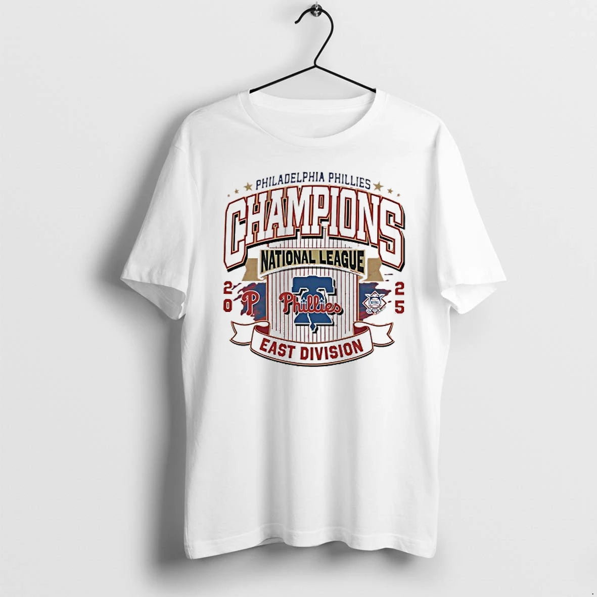 Philadelphia Phillies Champions National League East Division 2025 Tshirts Sweater