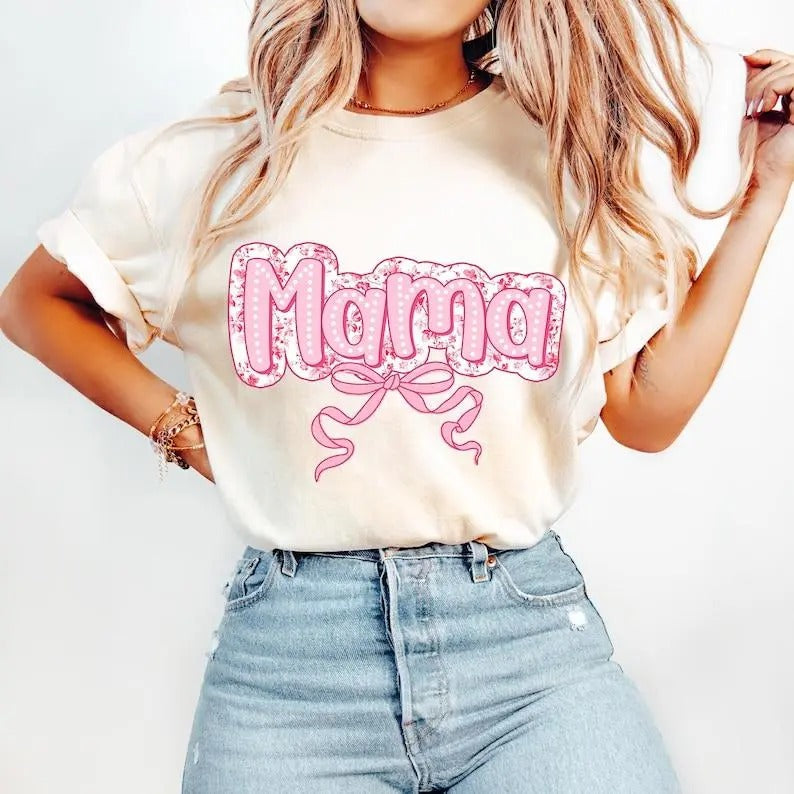 Pink Floral Chinoiserie Mama Coquette tShirt-sweatshirt-hoodie, Mama tshirt, Mama Varsity sweatshirt, Mothers Day hoodie, Gift for Mom tshirt, Lace Coquette Bow sweatshirt, Toile Mama Tshirt, tshirt hot trend, sweatshirt best selling 2025