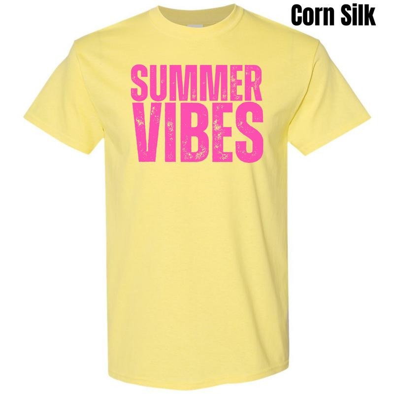 Pink Summer Vibes Gildan Short Sleeve T-Shirt 'NLB'