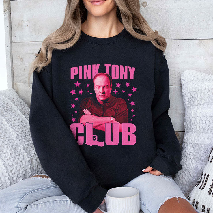 Pink Tony Club Tony Soprano T Shirt
