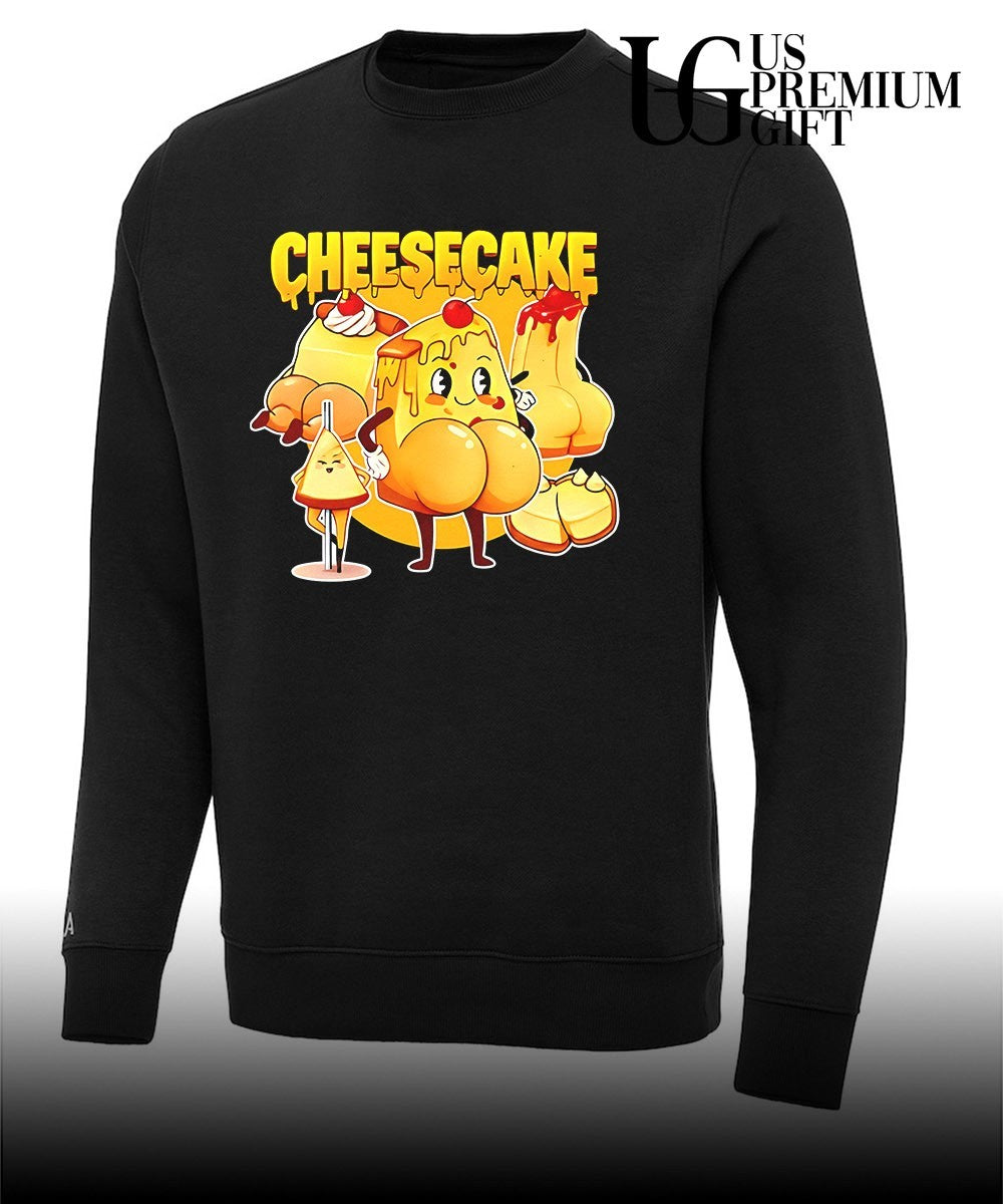 Anthropomorphic Dessert Humorous Cheesecake shirt