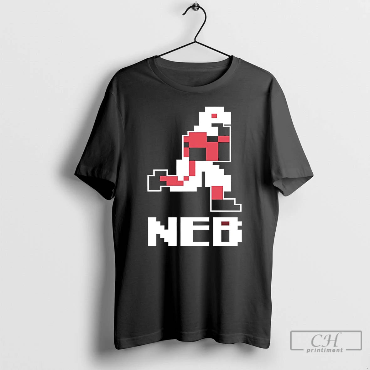 Premium 8 Bit Nebraska - clothing by TeeHivey.com