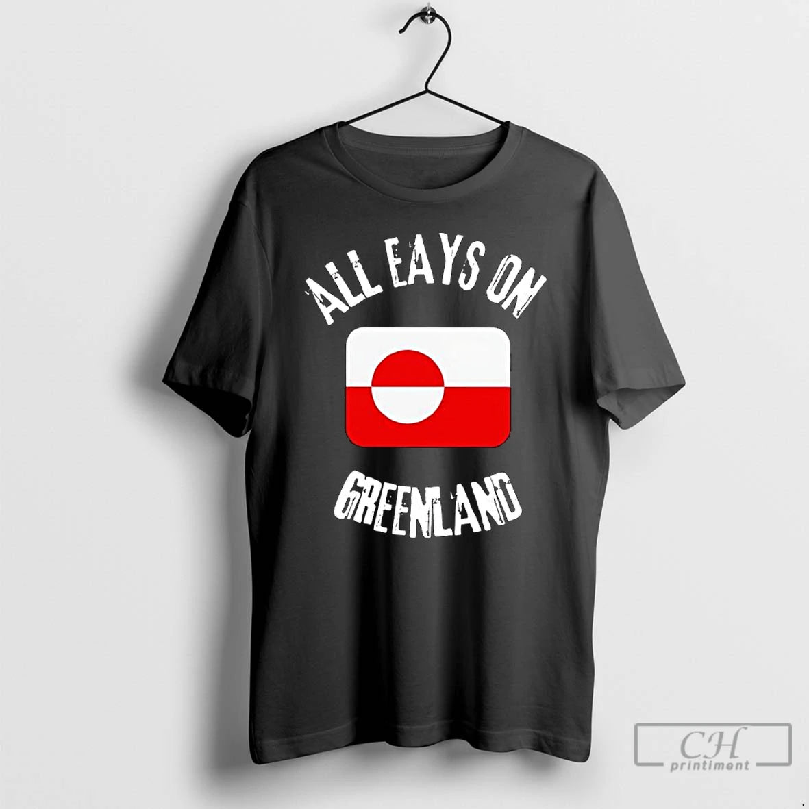 Premium All Eyes On Greenland Flag - clothing by TeeHivey.com