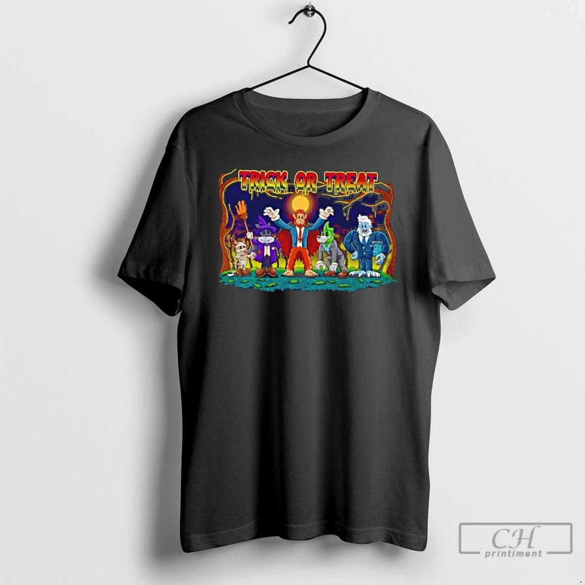 Premium Bennie And Crew Trick Or Treat Halloween T Shirts - clothing by TeeHivey.com