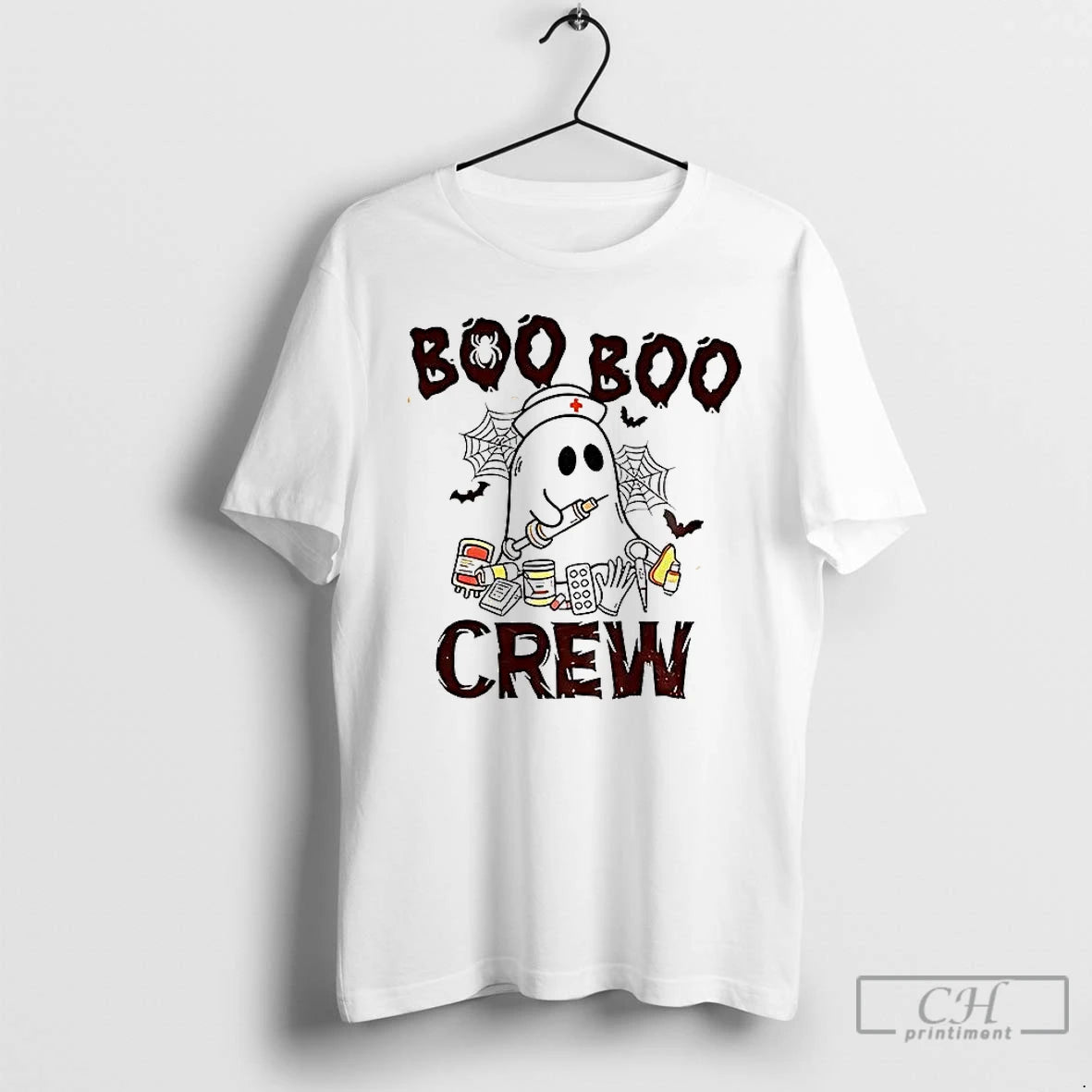 Premium Boo Boo Crew Halloween Nurse T Shirts - clothing by TeeHivey.com