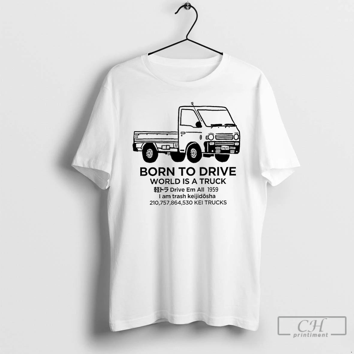 Premium Born To Drive World Is A Truck Drive Em All 1959 T Shirts Sweater - clothing by TeeHivey.com