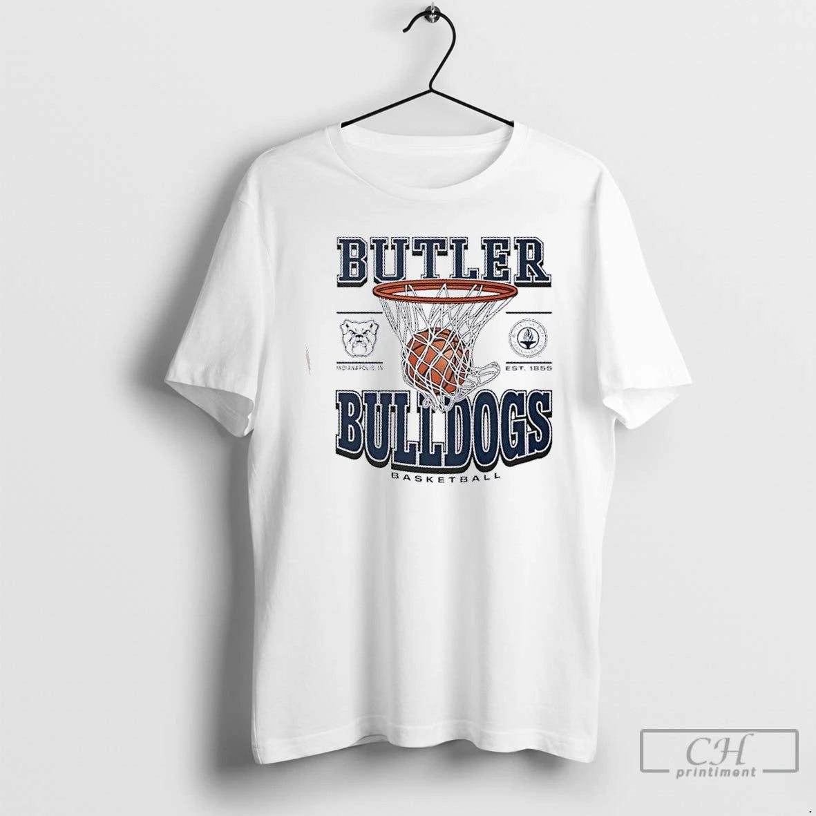 Premium Butler Bulldogs Basketball Game Time Indianapolis In Est 1855 - clothing by TeeHivey.com