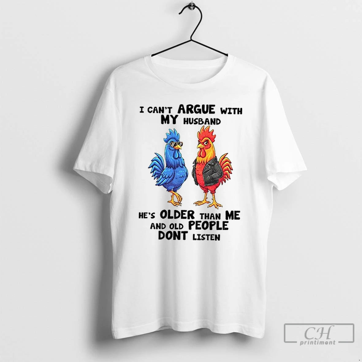 Premium Cock I Cant Argue With My Husband Hes Older Than Me And Old People - clothing by TeeHivey.com