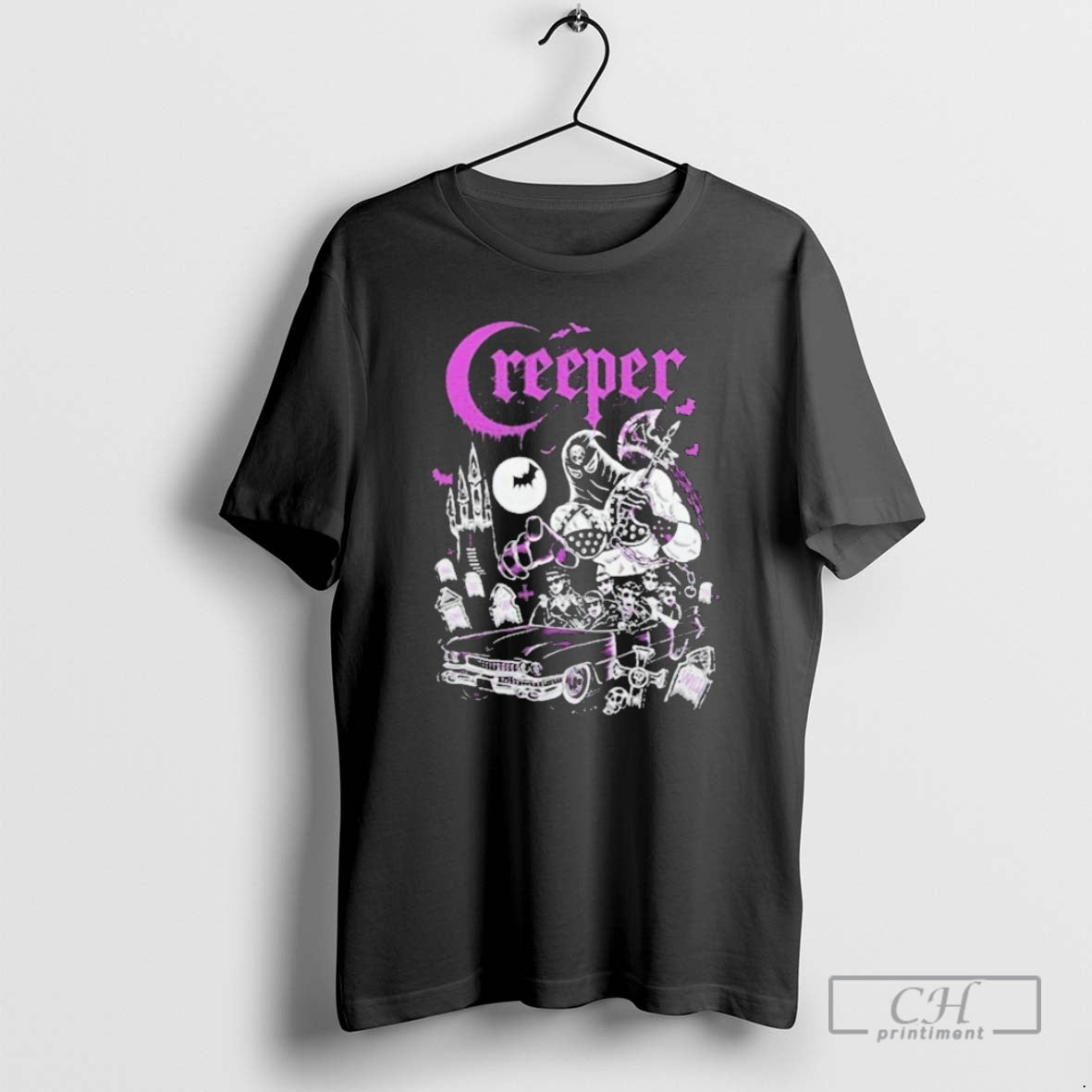 Premium Creeper Mistress Of Death Car Shirt Sweater - clothing by TeeHivey.com