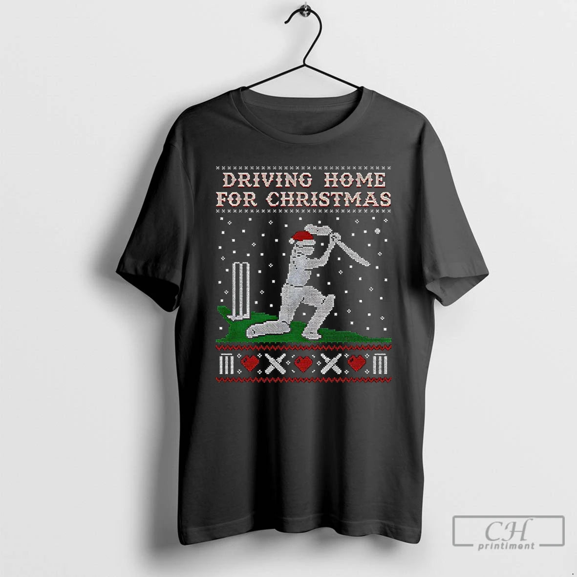 Premium Cricket Driving Home For Christmas - clothing by TeeHivey.com