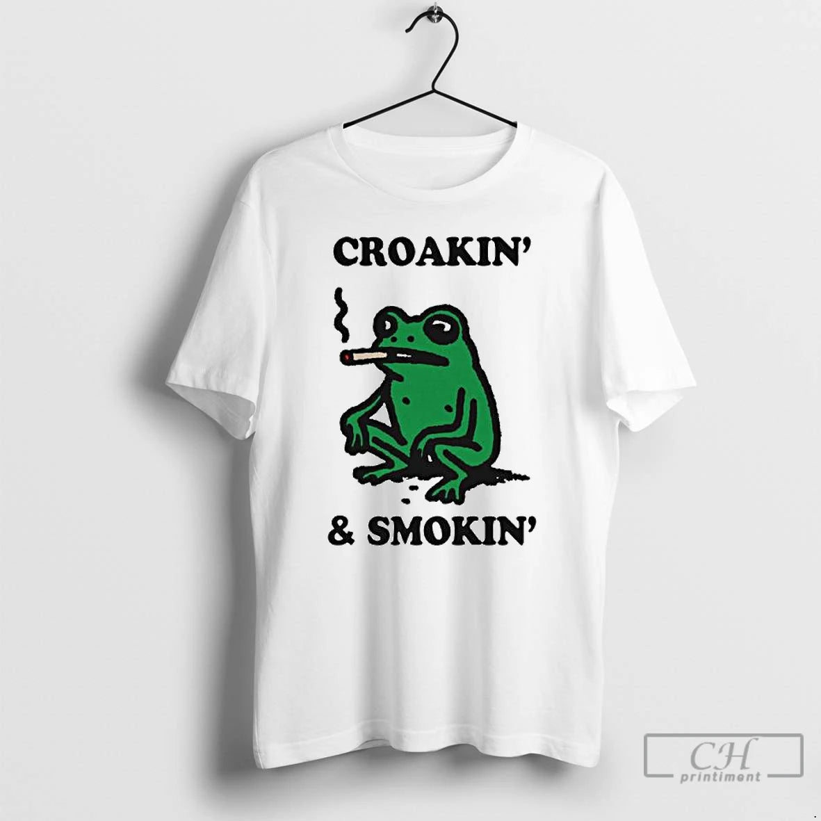 Premium Croakin And Smokin Ornaments T Shirts - clothing by TeeHivey.com