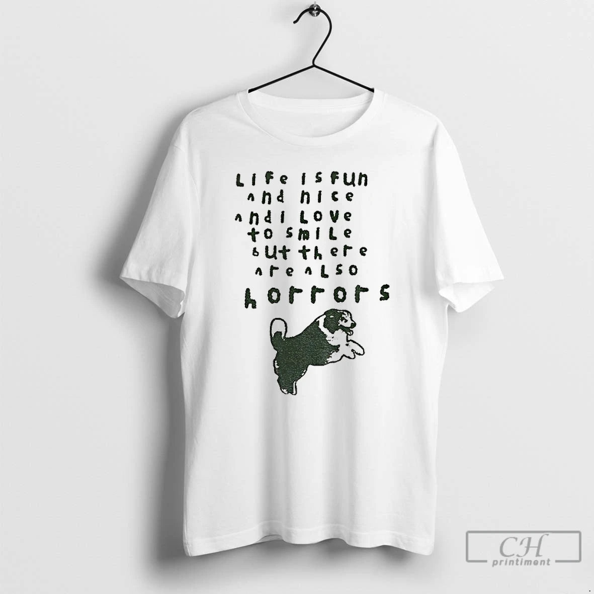 Premium Dog Life Is Fun And Nice And I Love To Smile But There Are - clothing by TeeHivey.com