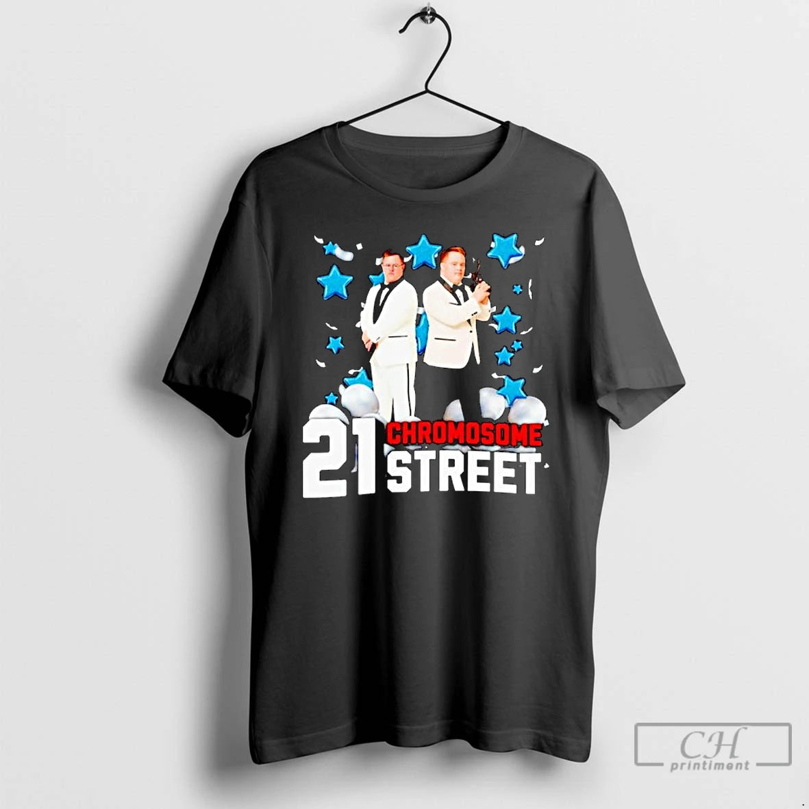 Premium Down Syndrome Chromosome 21 Street Ornaments T Shirts - clothing by TeeHivey.com