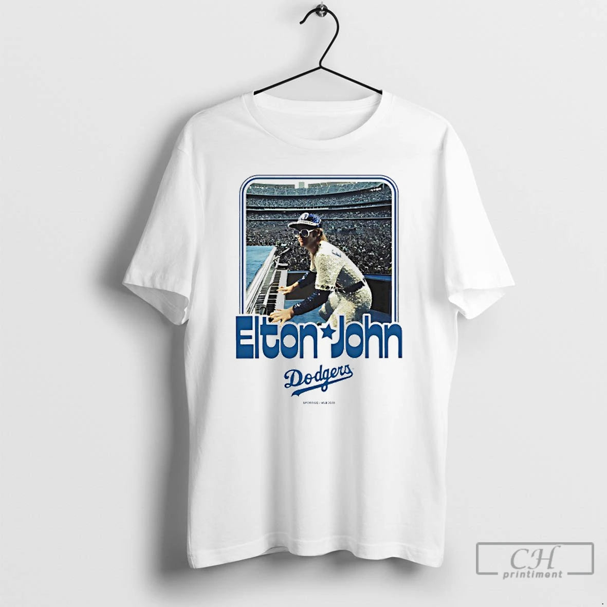 Premium Elton John Los Angeles Dodger Stadium T Shirts - clothing by TeeHivey.com