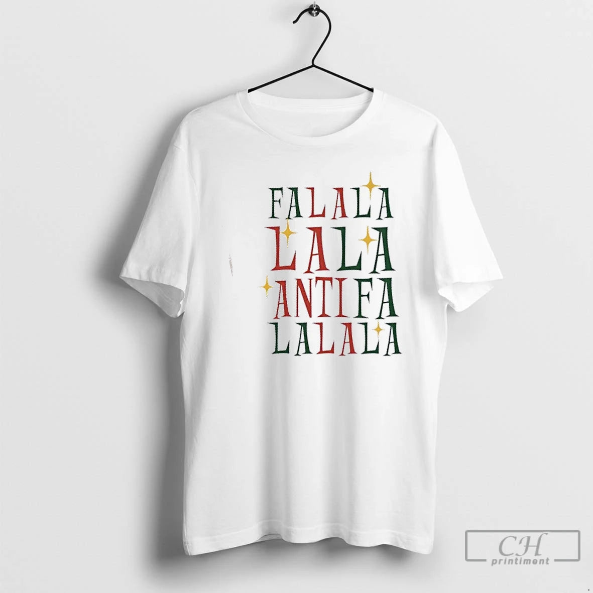 Premium Fa La La La Antifa Anti Fascism Political Protest Christmas - clothing by TeeHivey.com
