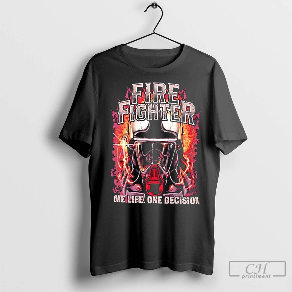 Premium Firefighter One Life One Decision - clothing by TeeHivey.com