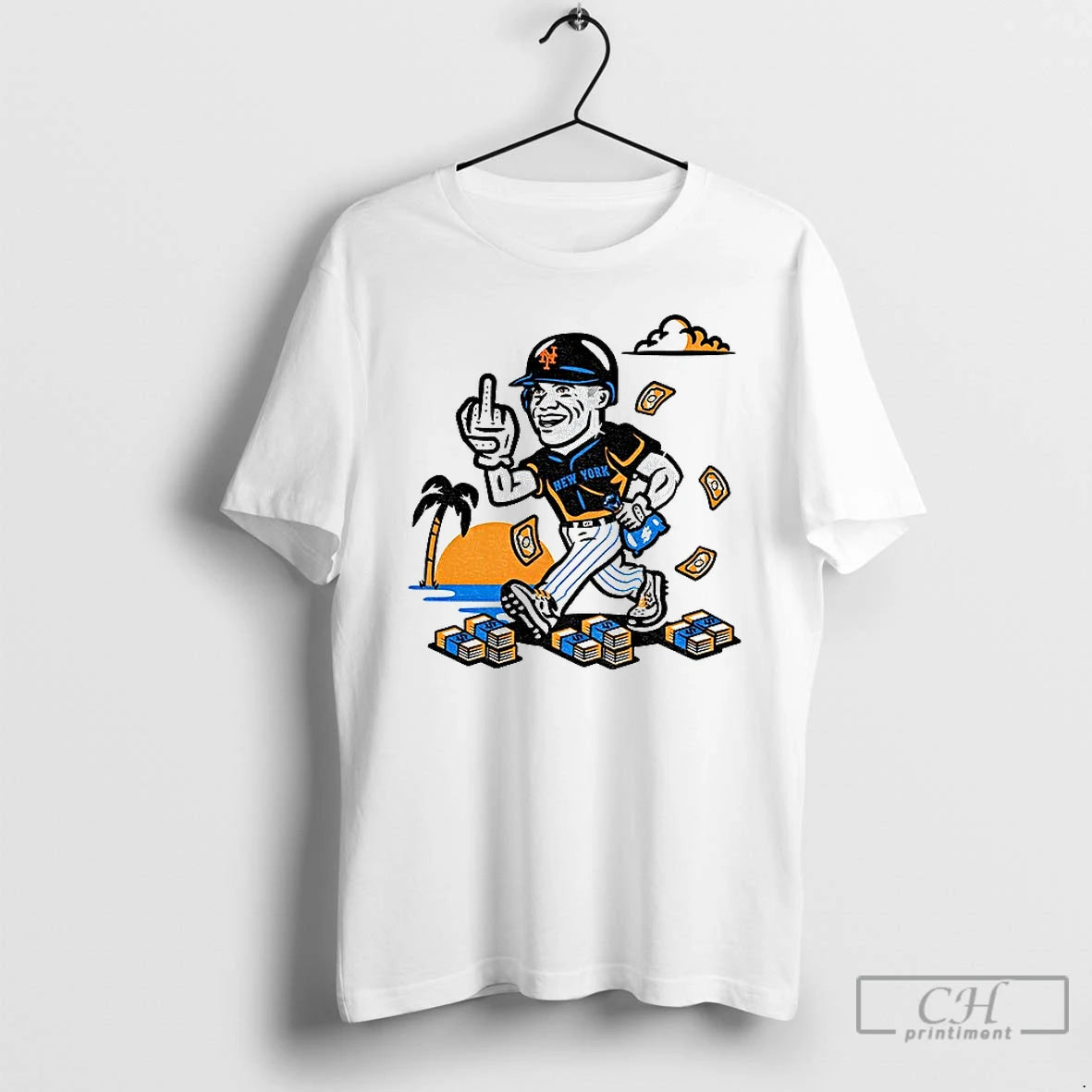 Premium Francisco Lindor Cartoon Middle Finger New York Mets Mlb Baseball Cancun T Shirts - clothing by TeeHivey.com