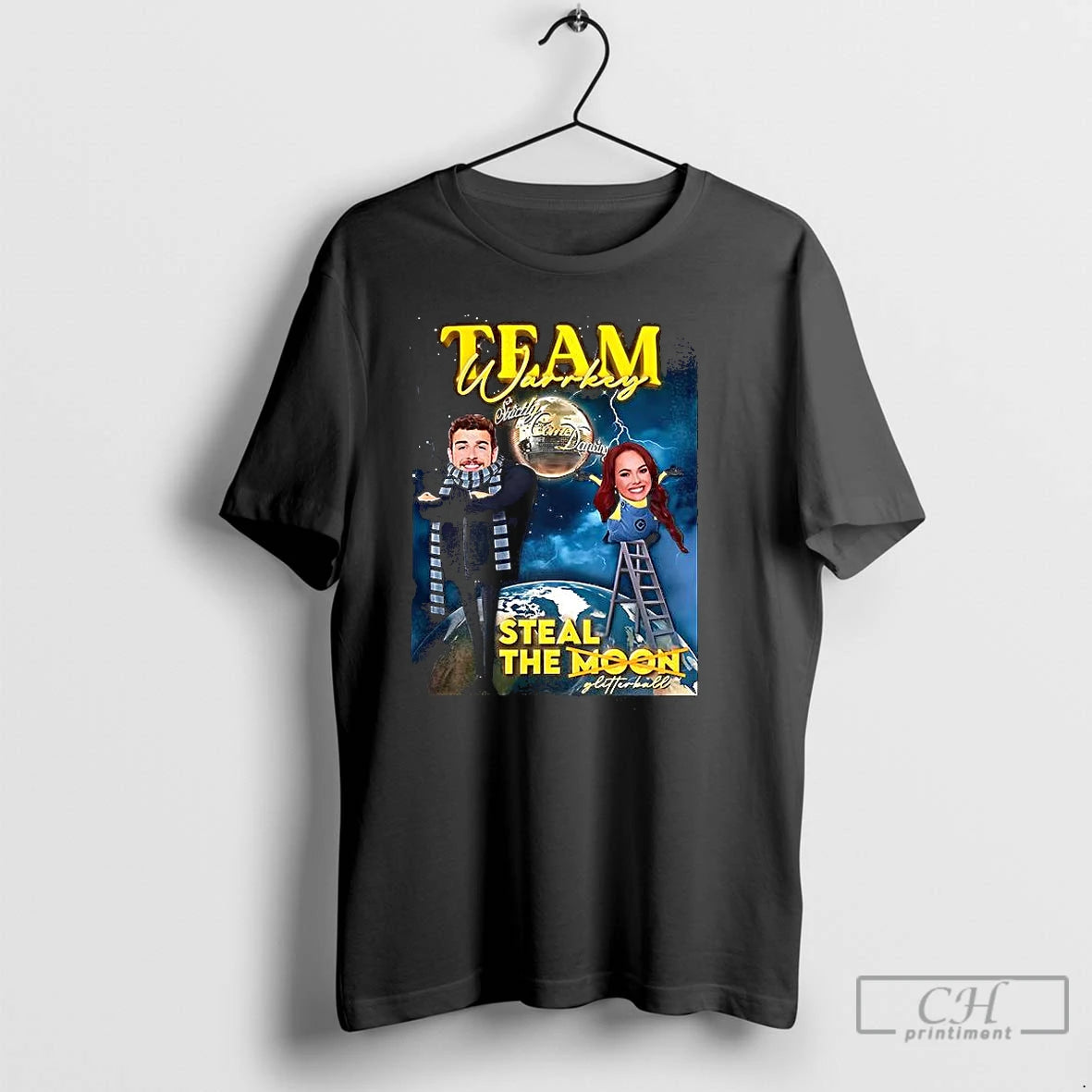 Premium George Clark And Alexis Warr Team Warrkey Steal The Moon T Shirts - clothing by TeeHivey.com