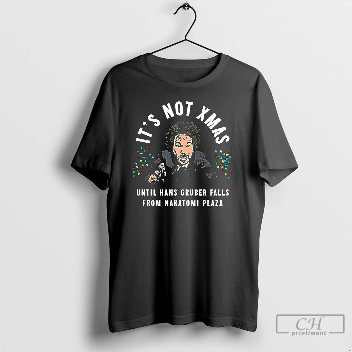 Premium Hans Gruber Die Hard Its Not Xmas Until Hans Gruber Falls From Nakatomi Plaza - clothing by TeeHivey.com