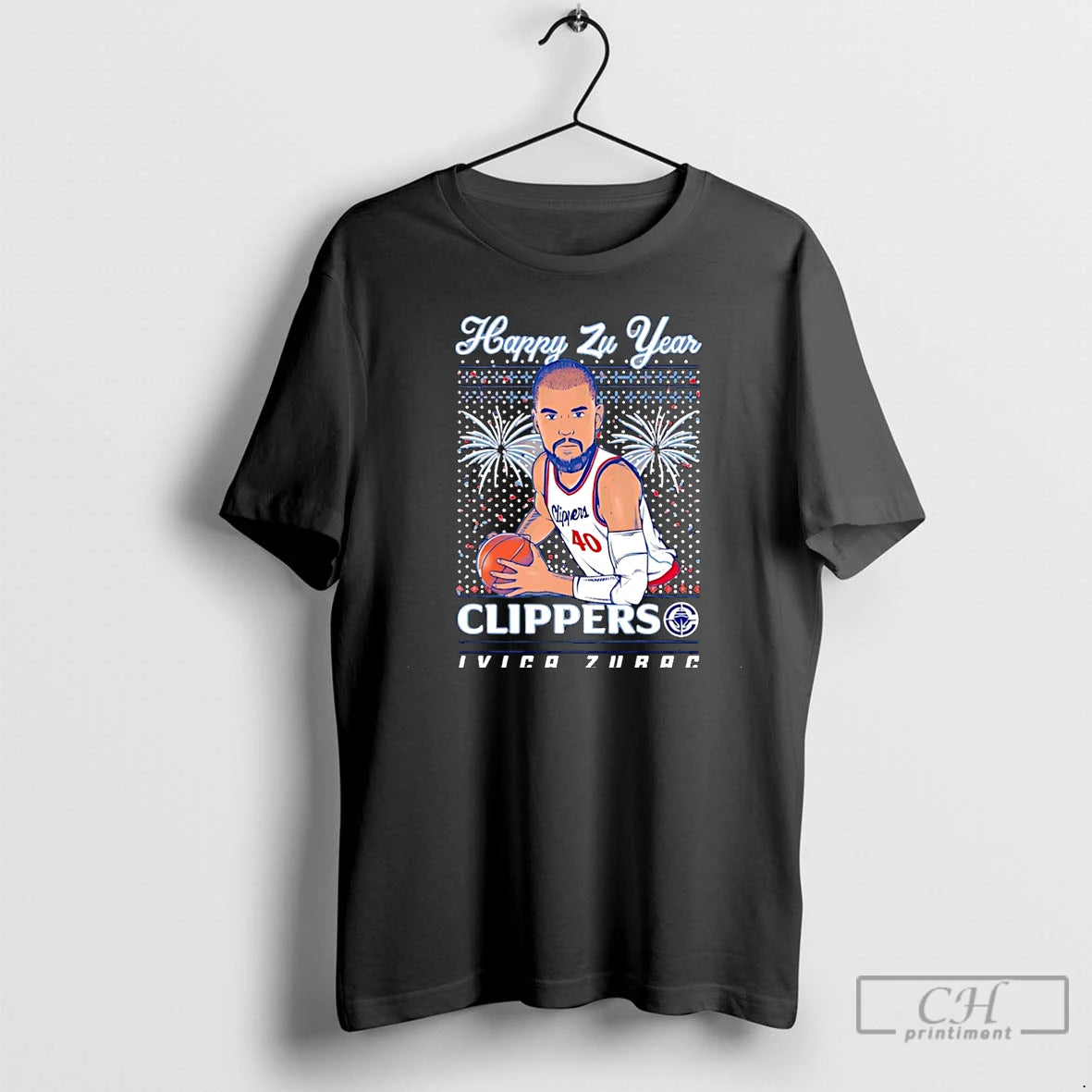 Premium Happy Zu Year Ivica Zubac La Clippers Ugly Christmas Christmas - clothing by TeeHivey.com