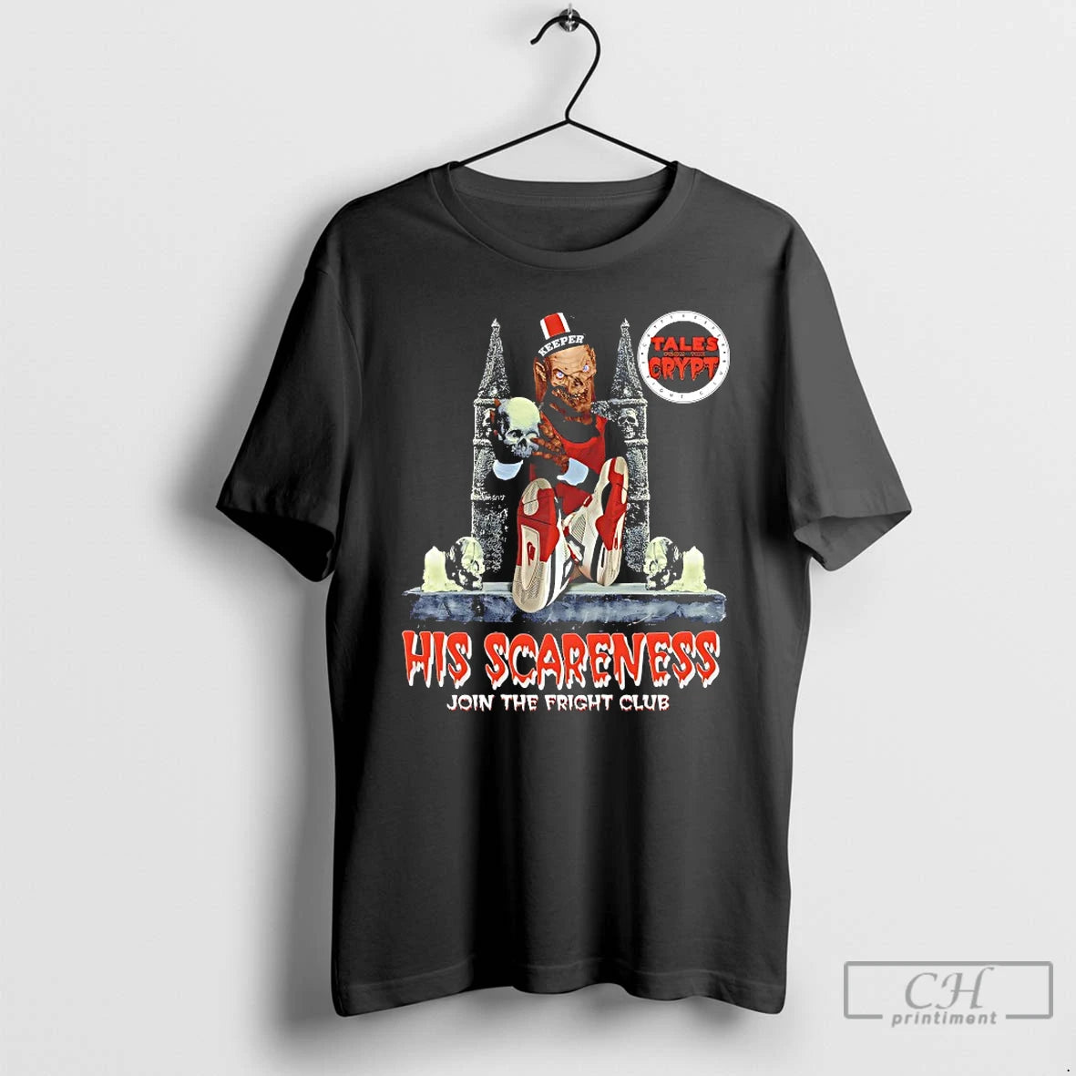Premium His Scareness Join The Fright Club T Shirts - clothing by TeeHivey.com