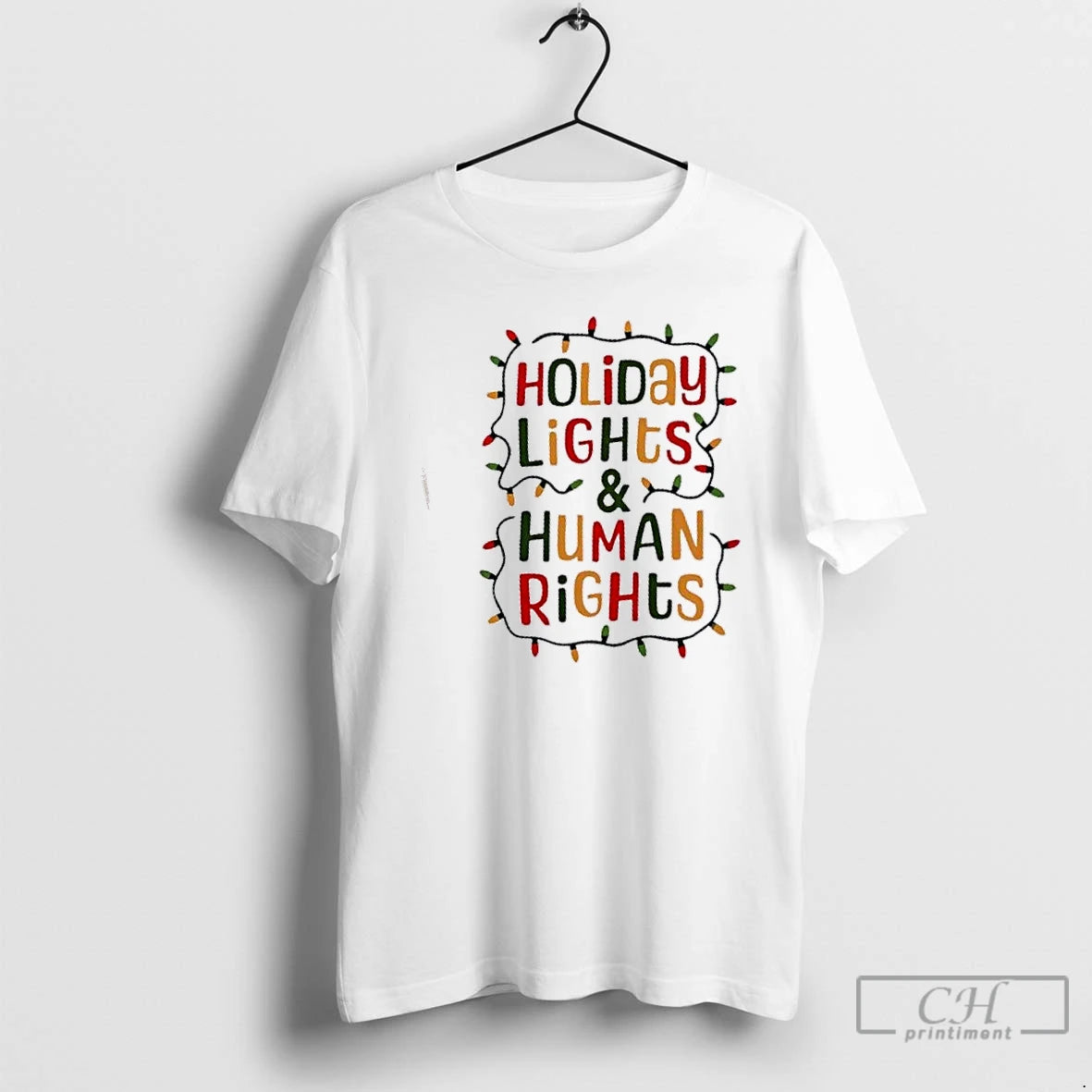Premium Holiday Lights And Human Rights Christmas Gift - clothing by TeeHivey.com