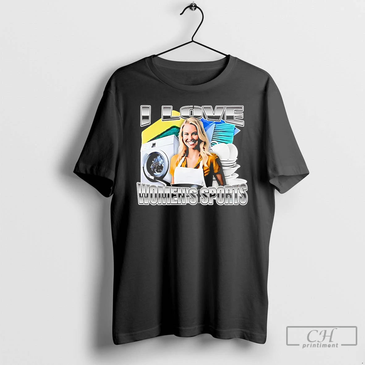 Premium I Love Womens Sports Do The Household Chores T Shirts - clothing by TeeHivey.com