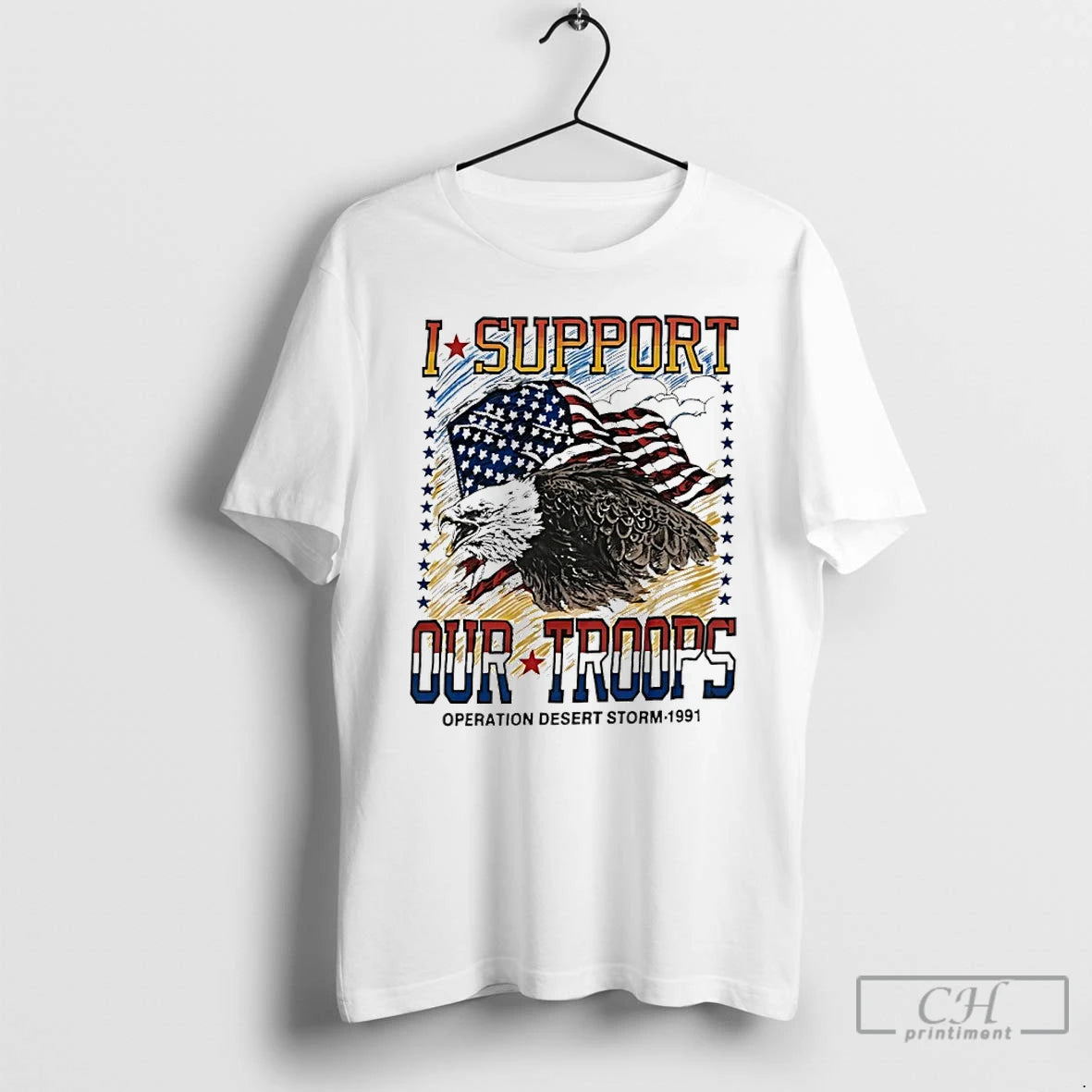 Premium I Support Our Troops Operation Desert Storm 1991 - clothing by TeeHivey.com