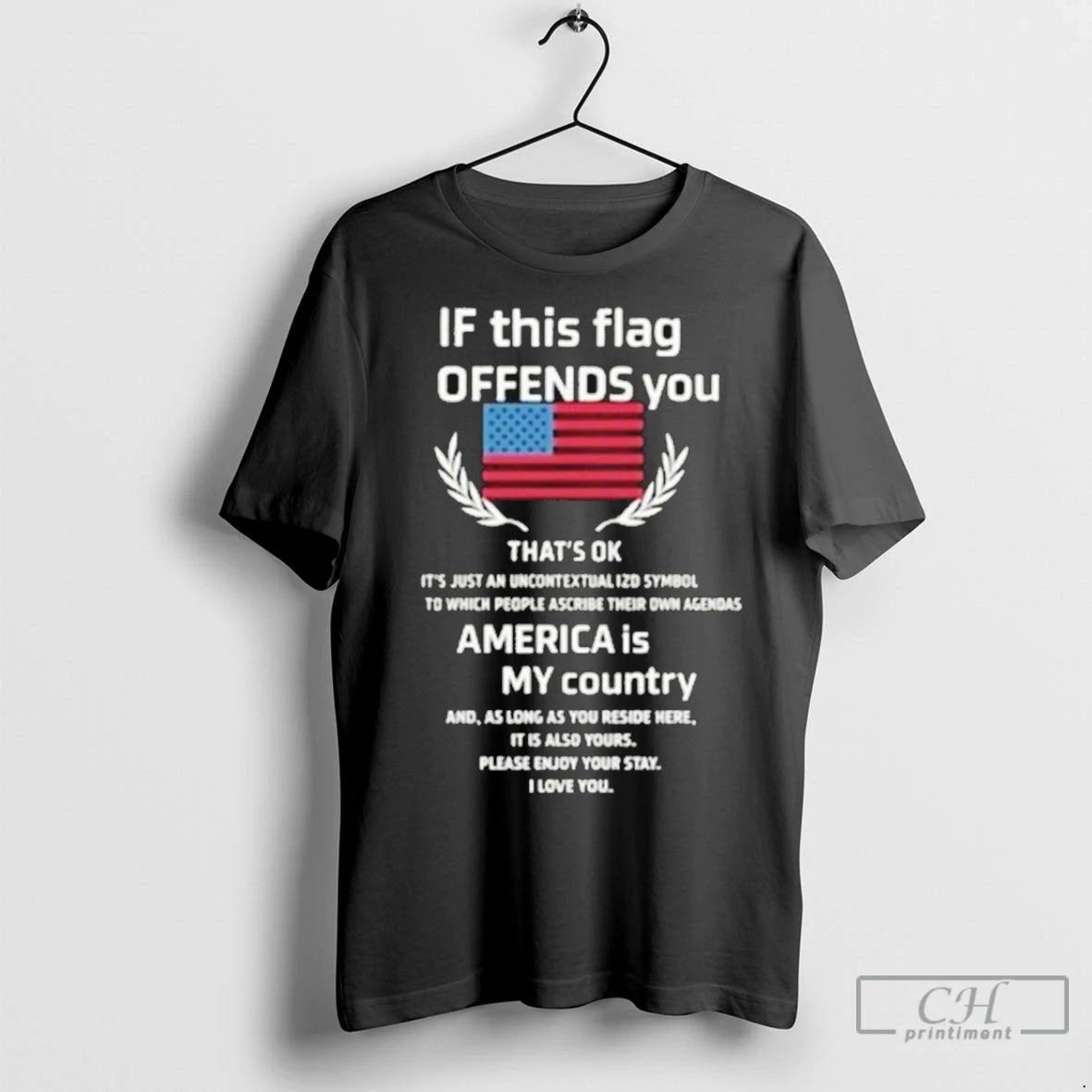 Premium If This Flag Offends You Thats Ok America Is My Country Flag