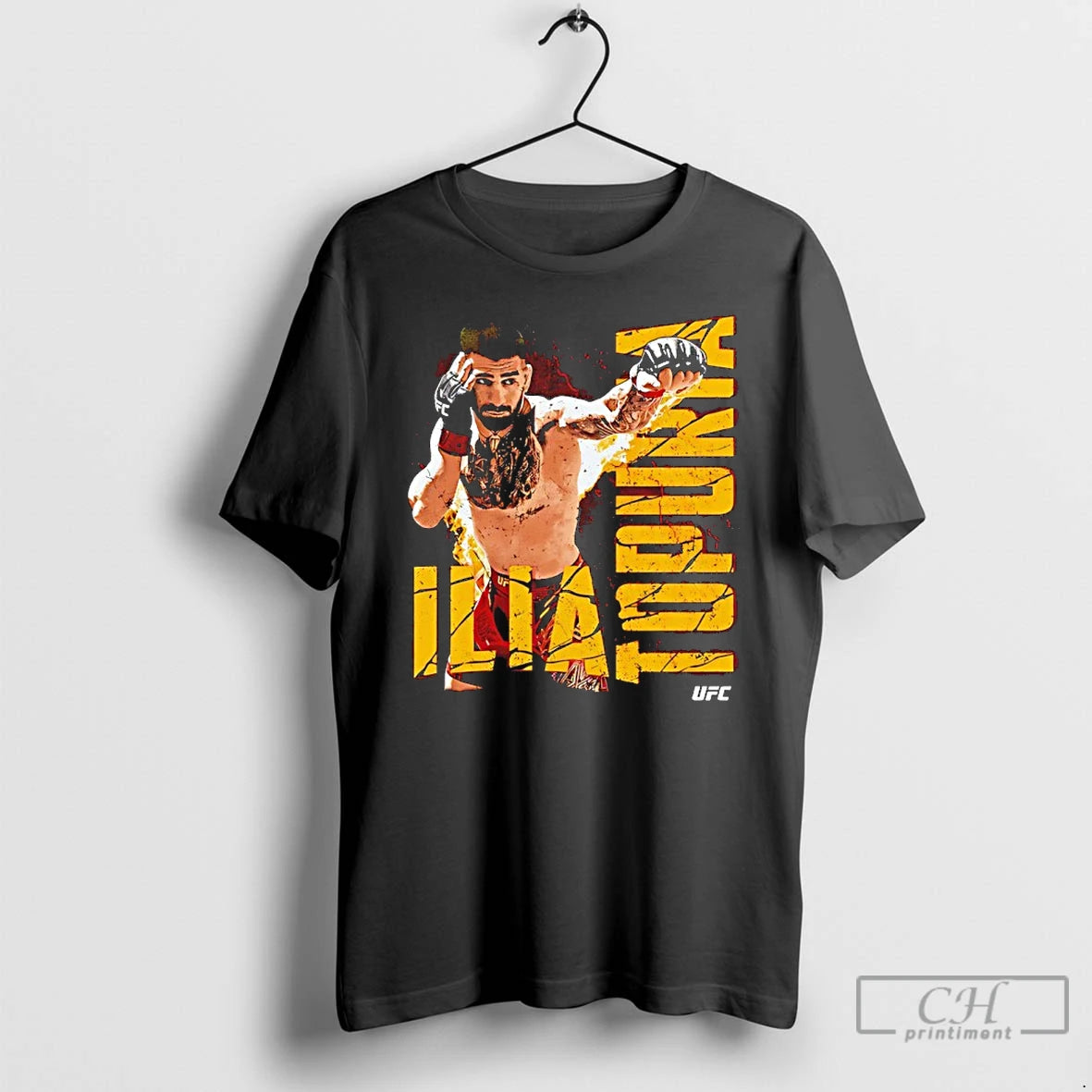 Premium Ilia Topuria Punch Ufc Graphic Vintage T Shirts - clothing by TeeHivey.com