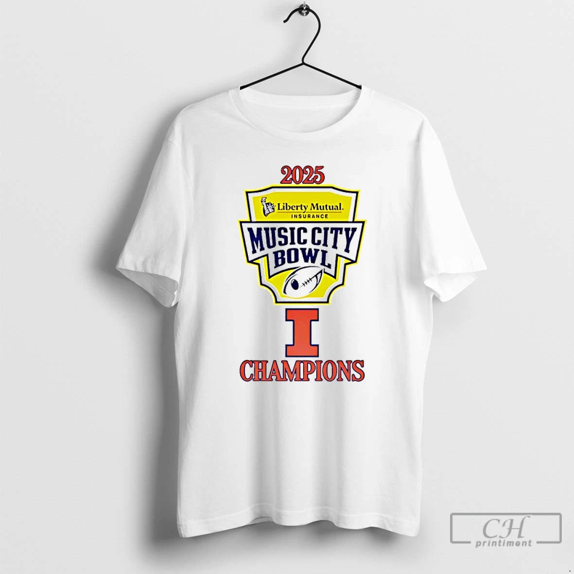 Premium Illinois 2025 Music City Bowl Champions - clothing by TeeHivey.com