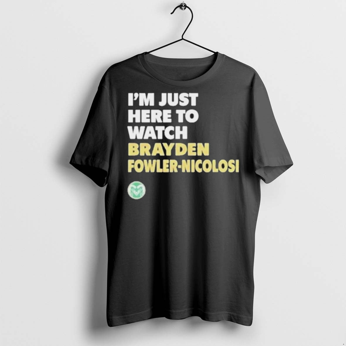 Premium Im Just Here To Watch Brayden Fowler Nicolosi T Shirts - clothing by TeeHivey.com