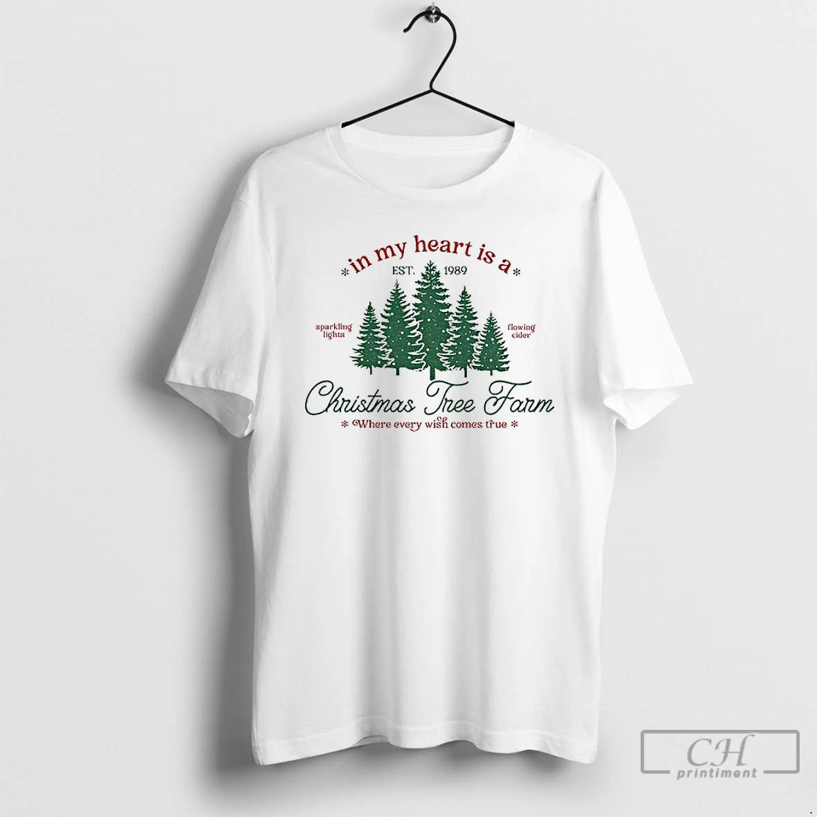 Premium In My Heart Is A Christmas Tree Farm Est 1989 Where Every Wish Comes - clothing by TeeHivey.com
