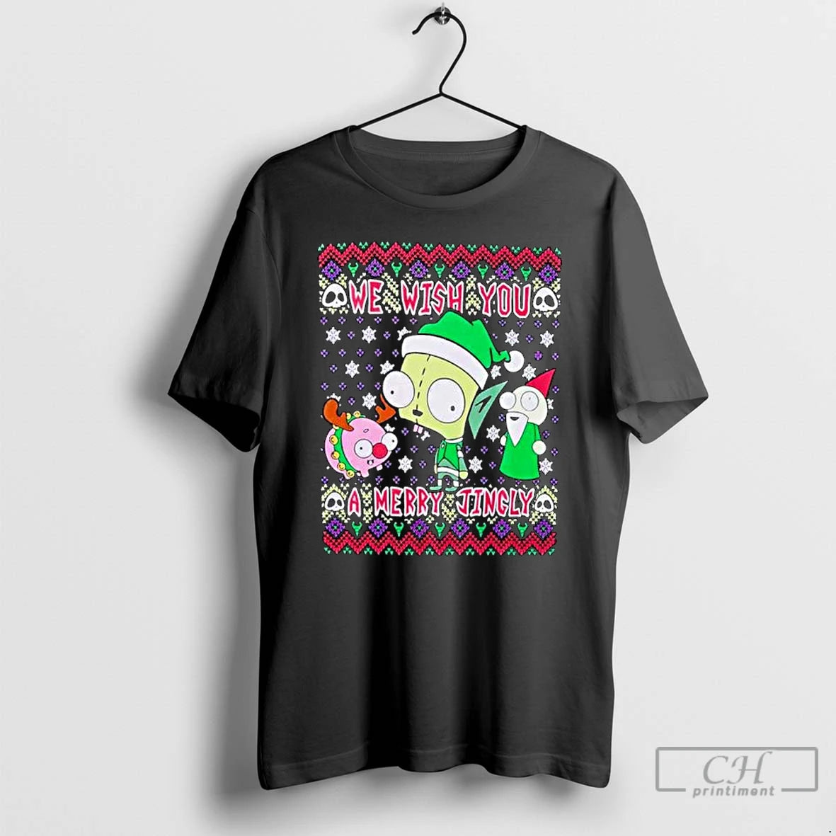 Premium Invader Zim Gir Holiday Ornaments - clothing by TeeHivey.com