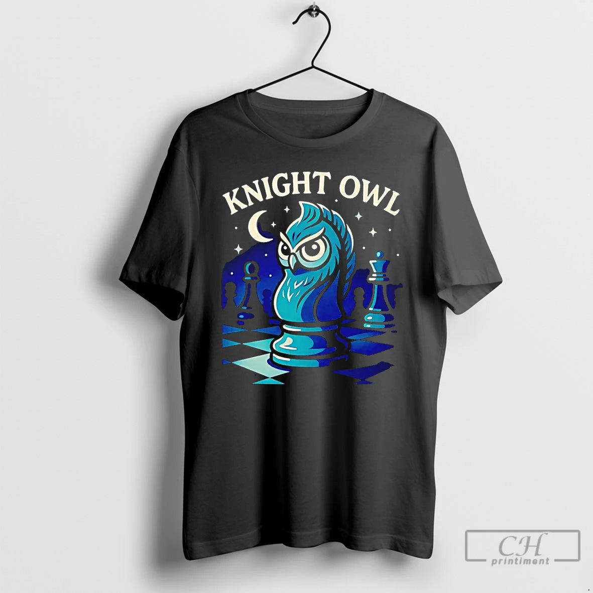 Premium Knight Owl Chess Halloween T Shirts - clothing by TeeHivey.com