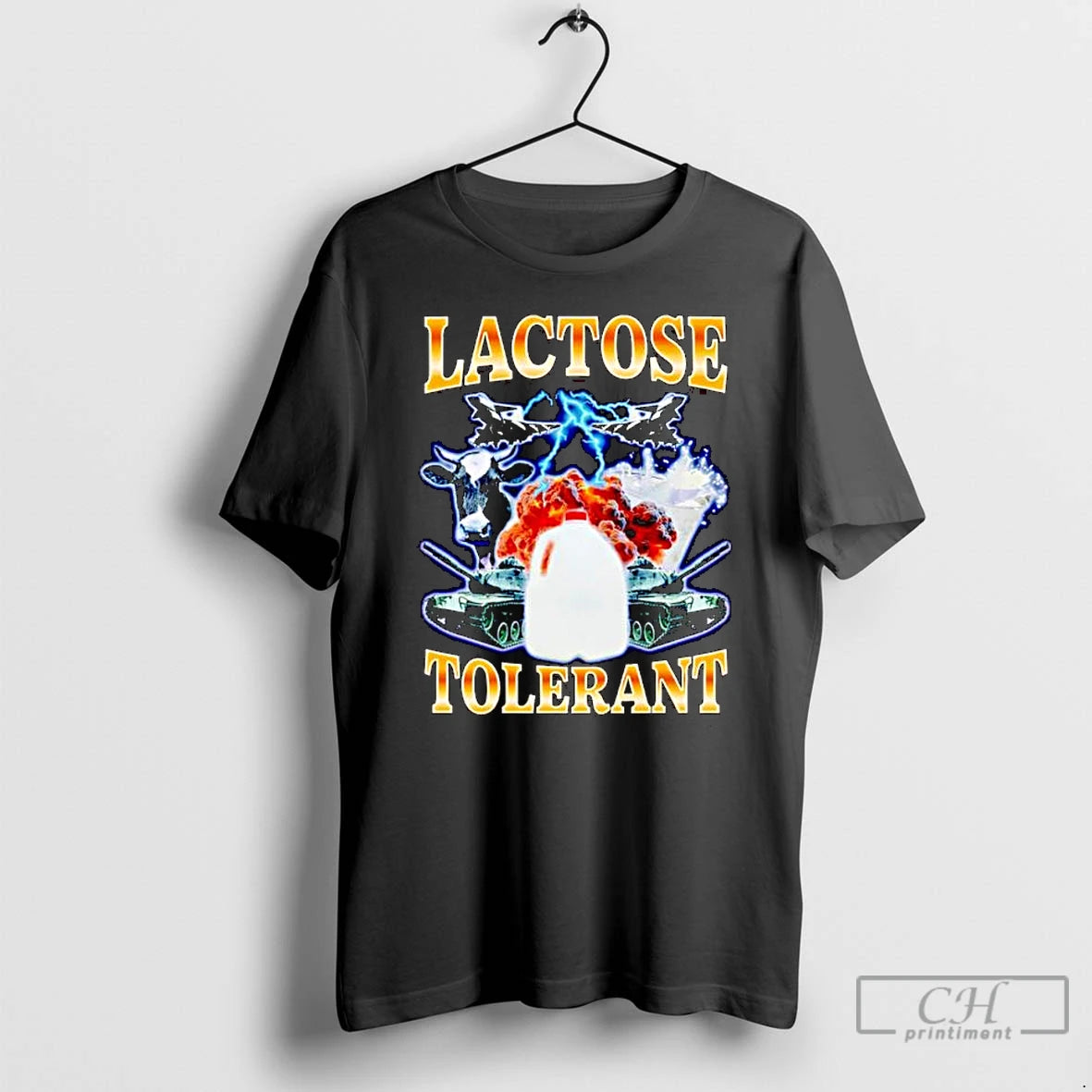 Premium Lactose Tolerant Graphic Ornaments T Shirts - clothing by TeeHivey.com