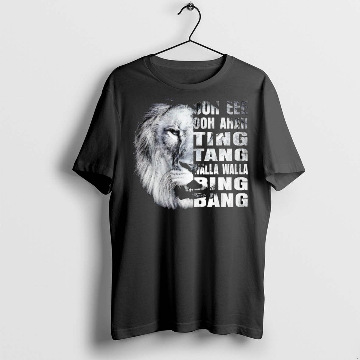 Premium Lion Ooh Eee Ooh Ahah Ting Tang Walla Walla Bing Bang T Shirts - clothing by TeeHivey.com