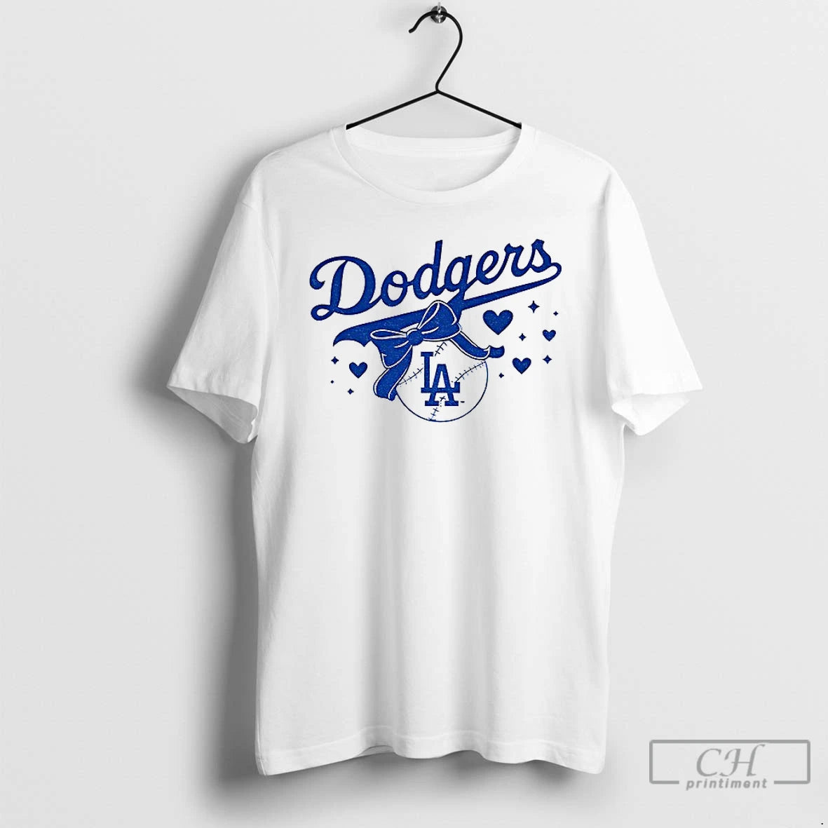 Premium Los Angeles Dodgers Bow Mlb Baseball Logo T Shirts - clothing by TeeHivey.com