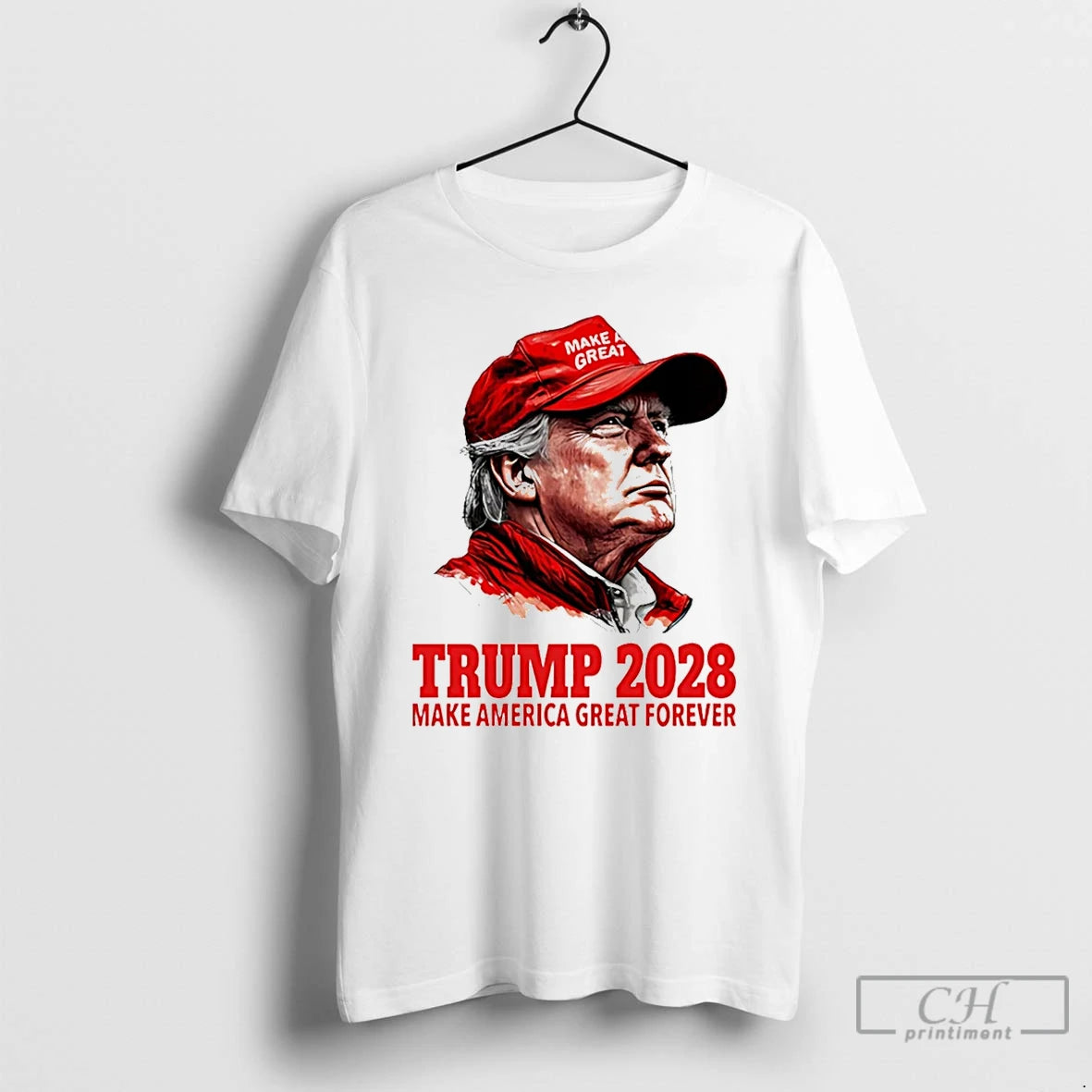 Premium Make America Great Forever Trump 2028 T Shirts - clothing by TeeHivey.com