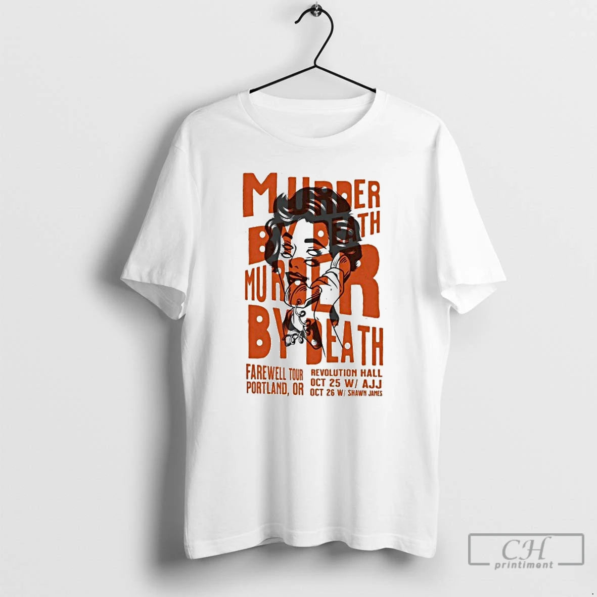 Premium Murder By Death Revolution Hall Portland Or Farewell Tour 2025 T Shirts - clothing by TeeHivey.com